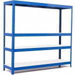 Trestles RH Regál 1500 x 1200 x 400 mm 4 police šedá – Zboží Dáma
