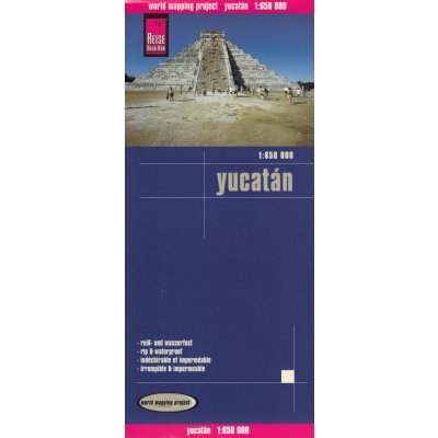 Reise Know-How Verlag mapa Yucatan (Mexiko) 1:650 t. voděodolná – Hledejceny.cz