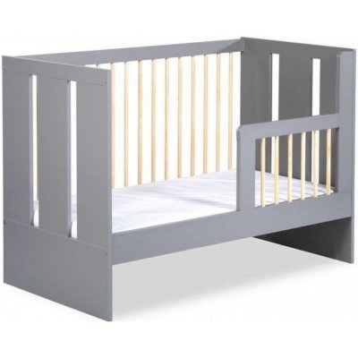 Klupś postýlka PAULINE 120x60 cm borovice/šedá CI0042 – Zboží Dáma