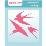 Papero amo ♥ vyřezávací šablony vlaštovky – Hledejceny.cz