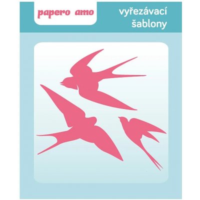 Papero amo ♥ vyřezávací šablony vlaštovky – Hledejceny.cz