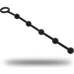 Black and Silver Korg 23 cm silikonový anální řetěz – Hledejceny.cz