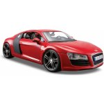 Maisto Plus model Kit Audi R8 V10 ke skládání červená 1:24 – Zbozi.Blesk.cz