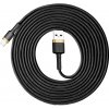 usb kabel Baseus CALKLF-RV1 Cafule odolný nylonový USB / Lightning QC3.0 2A, 3m