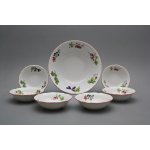Bohemia Porcelán 1987 Ofélie Lesní plody 7 ks – Zboží Dáma