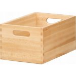 ZELLER Multifunkční dřevěný kontejner na drobnosti 40 x 30 x 21 cm – Zboží Dáma