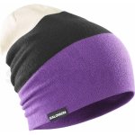 Salomon Flatspin Reversible Beanie LC2157300 royal purple/deep black/almond milk