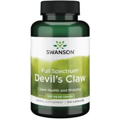 Swanson Devil's Claw Čertovo Kopyto 500 mg 100 kapslí