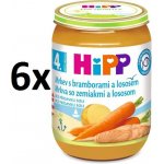 HiPP Mrkev s bramborami a lososem 6 x 190 g – Sleviste.cz