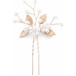 Troli Půvabná pozlacená květinová vlásenka – Hledejceny.cz