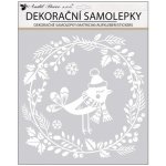 Anděl Samolepka s glitry - ptáček - 31 x 38 cm - 10674 – Hledejceny.cz