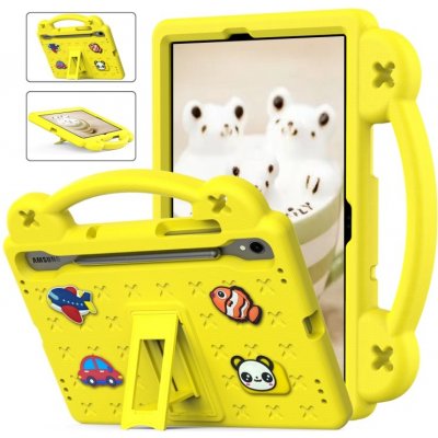 Protemio Fany Dětský kryt na tablet pro Samsung Galaxy Tab S9 FE 66746 žlutý – Zboží Mobilmania