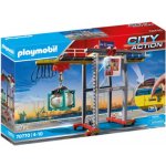 Playmobil 70770 portálový jeřáb s kontejnery – Zboží Dáma