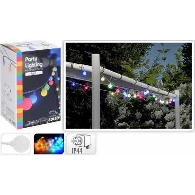HOMESTYLING Světelný řetěz venkovní LED PARTY barevná 80 LED KO-AX8779200 KO-AX8779200 – Zboží Mobilmania