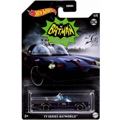Mattel Hot Wheels® TV Series Batmobile™ modrý angličák HLK44 1:64