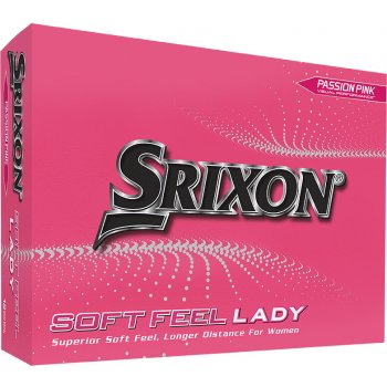 SRIXON Soft Feel Lady 8 růžové 12 ks
