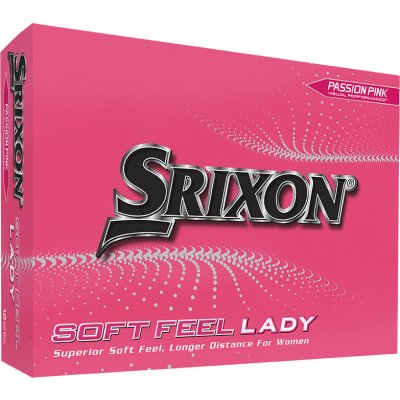 SRIXON Soft Feel Lady 8 růžové 12 ks – Hledejceny.cz