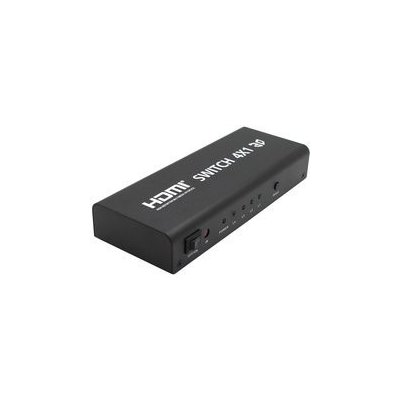 PremiumCord HDMI switch 4:1 s audio výstupy (stereo, toslink, coaxial) khswit41c – Zbozi.Blesk.cz