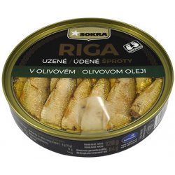 Sokra uzené šproty v olivovém oleji 120 g