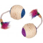 Karlie Hračka kočka Míček sisalový 6cm – Zboží Dáma