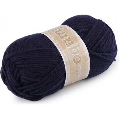 Pletací příze Jumbo 100 g Varianta: 38 (919) modrá tmavá, Balení: 1 ks 40183/72741/239252 – Zboží Mobilmania