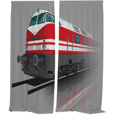 IMPAR Závěsy Lokomotiva V 180 (DR) (Rozměr : 140x250, Materiál: Interlock) – Hledejceny.cz