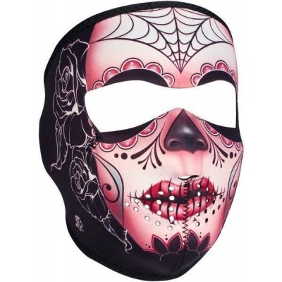 Zan Headgear Full Face Mask Sugar Skull – Zboží Mobilmania