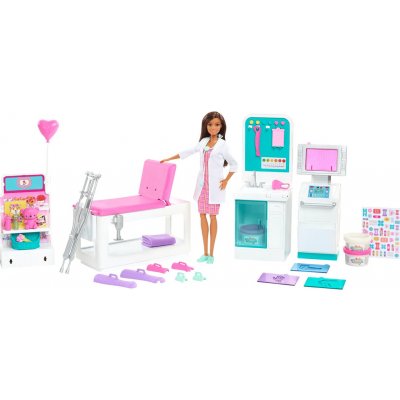 Barbie KLINIKA 1. POMOCI S DOKTORKOU HERNÍ SET – Zboží Mobilmania