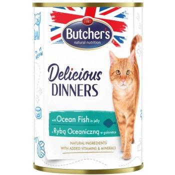 Butcher's Delicious Dinners kousky mořské ryby v želé 400 g
