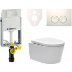 Geberit Závěsný WC set k zazdění + WC SAT Brevis SIKOGE1W1 – Zboží Mobilmania