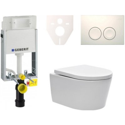 Geberit Závěsný WC set k zazdění + WC SAT Brevis SIKOGE1W1 – Zboží Mobilmania