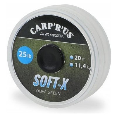 Carp 'R' Us šňůra Soft-X Olive Green 20m 0,23mm 15lb – Hledejceny.cz