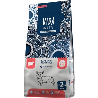 Kraftia Vida Nativa Dog Adult S Lamb & Rice 2 kg – Zboží Mobilmania