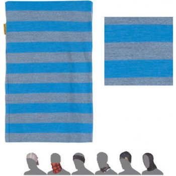 Sensor šátek tube merino wool modrá