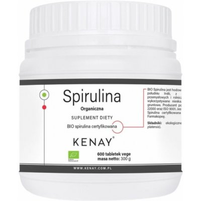 Kenay Spirulina organická 600 tablet – Hledejceny.cz