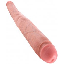 Pružné dvojité dildo King Cock 16"