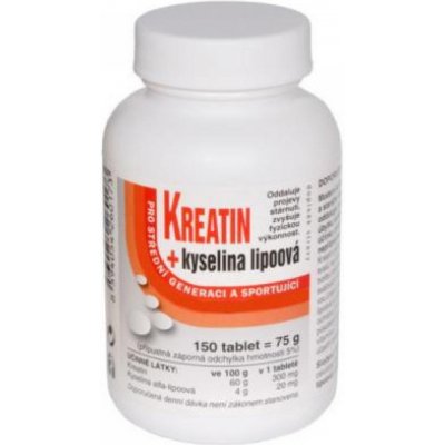 NATURVITA Kreatin + Kyselina lipoová 150 tablet