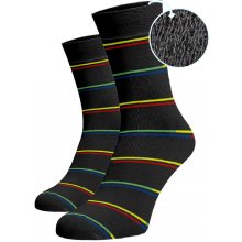 Vysoké teplé ponožky Smith Bavlna Černá