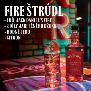 Jack Daniel's Fire 35% 0,7 l (holá láhev)