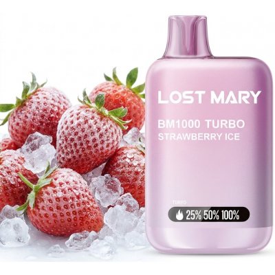 Elf Bar Lost Mary BM1000 Turbo Strawberry Ice 20 mg 1000 potáhnutí – Hledejceny.cz