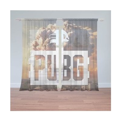Sablio Záclony PUBG Exploze 2: 2ks 150x250cm – Hledejceny.cz