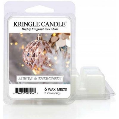 Kringle Candle Aurum & Evergreen Vonný Vosk 64 g – Zbozi.Blesk.cz