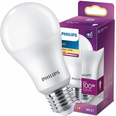 Philips LED žárovka E27 13W 1521lm 2700K – Hledejceny.cz
