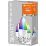 Ledvance Smart+ WIFI Sada LED světelných zdrojů, 4,9 W, 470 lm, RGB, teplá–studená bílá, E14, 3 ks – Hledejceny.cz