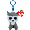 Plyšák TY Beanie Boos Clip 8 SLUH husky 5 cm