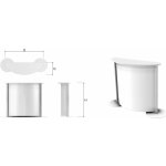 EXPOINT Prezentační a reklamní promo stolek 110 x 35 x 90 cm – Zboží Živě