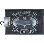 CurePink Gumová Batman Enter The Bacave (60 x 40 cm) šedá [GP85484] – Zboží Dáma