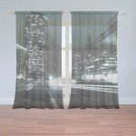 Sablio Záclony Noční ulice: 2ks 150x250cm – Hledejceny.cz