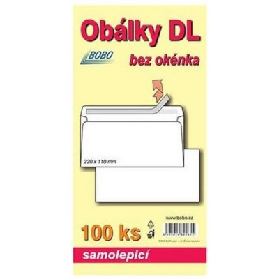Obálky DL samolepicí (bal. 100ks) – Zboží Dáma