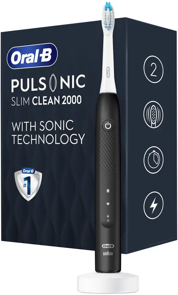 Oral-B Pulsonic Slim Clean 2000 Black od 999 Kč - Heureka.cz